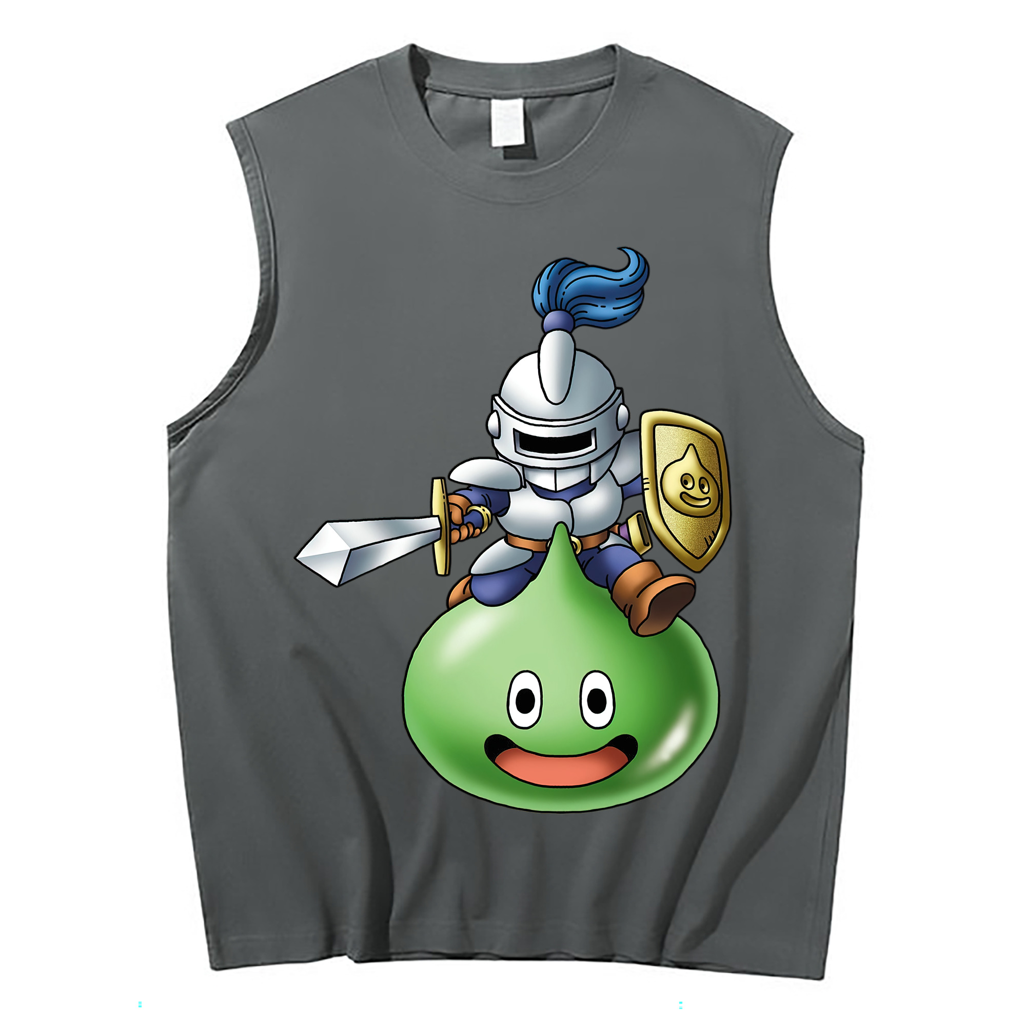 （画像用） ドラゴンクエスト Doragon Kuesuto Dragon Quest コットン100％タンクトップ（フロントプリント）